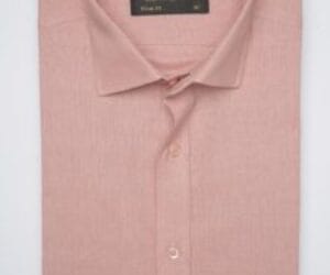 Pink Self, Elite Edition, French Collar Men’s Formal Shirt